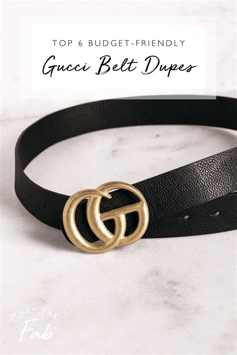 +best +gucci +belt +dupe +on|Top 6 Budget.